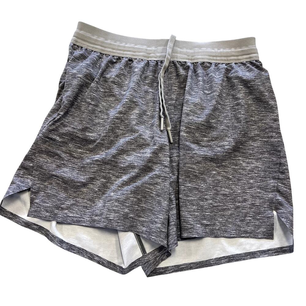 All in Motion Heather Gray Lined Athletic Shorts Men's Size Small